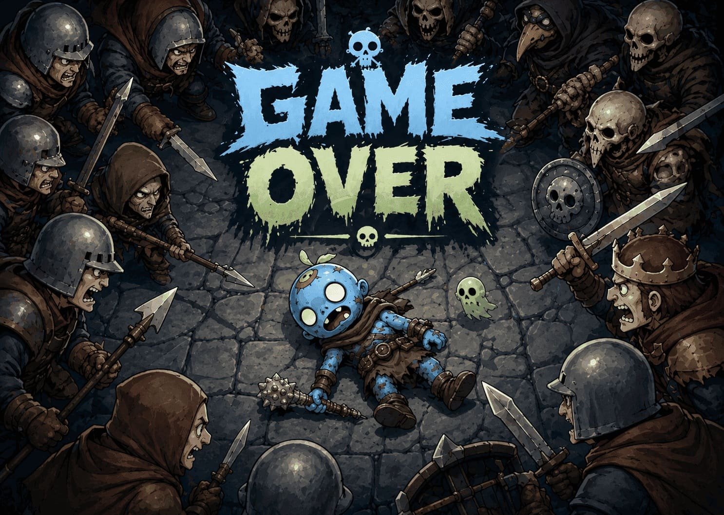 Blue Rot mobile game concept design detail